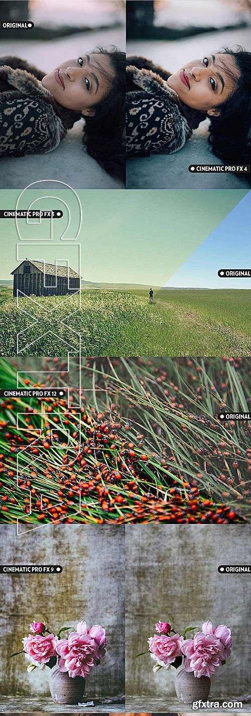 GraphicRiver - 15 Cinematic Pro Fx Lightroom Presets 12105367