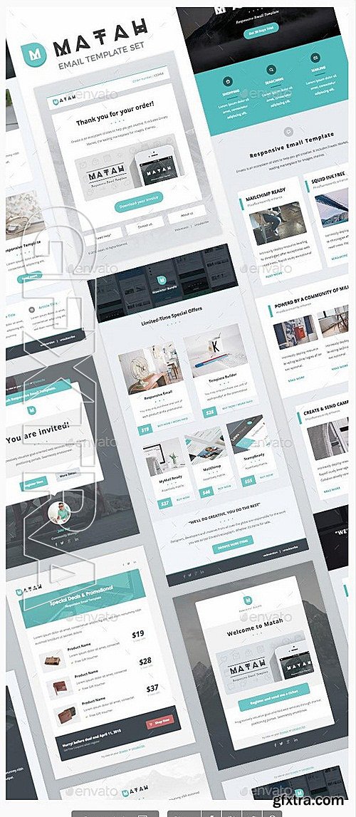 GraphicRiver - Matah Email Set 12064811