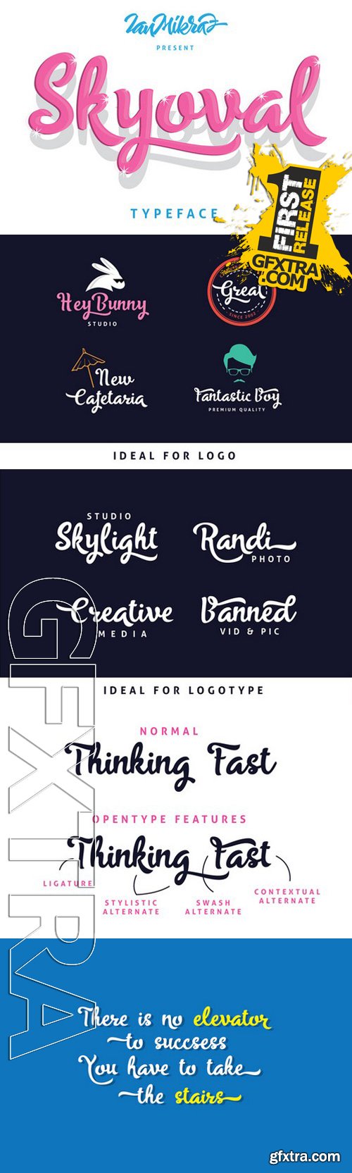 CM - Skyoval Typeface 321119