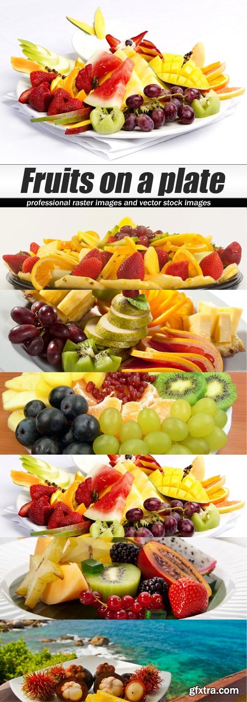 Fruits on a plate