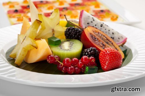 Fruits on a plate