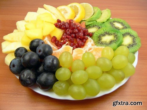 Fruits on a plate