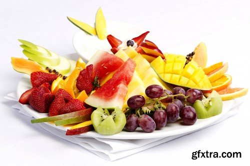 Fruits on a plate