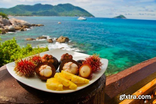 Fruits on a plate