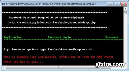 Facebook Password Dump v3.5 (+ Portable)