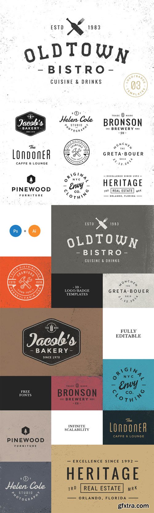 10 Logo/Badge Templates Vol.3 - CM 160207