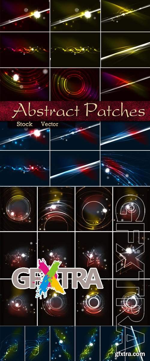 Abstract patches of light in Vector