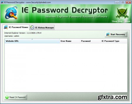 IE Password Decryptor v7.5 (+ Portable)