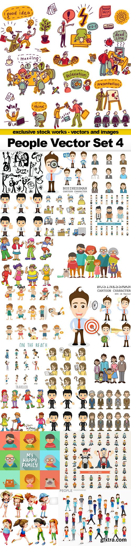 People Vector Set 4 - 20x EPS