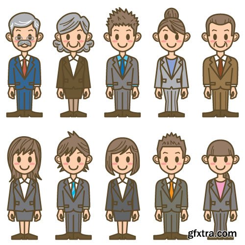 People Vector Set 4 - 20x EPS