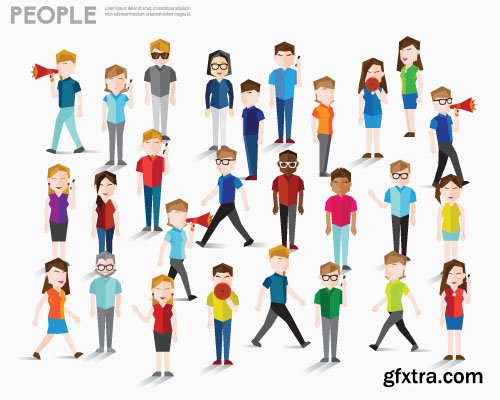 People Vector Set 4 - 20x EPS