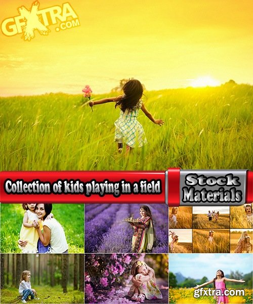 Collection of kids playing in a field of wildflowers child 25 HQ Jpeg