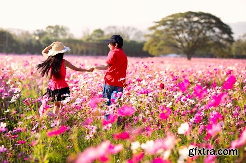 Collection of kids playing in a field of wildflowers child 25 HQ Jpeg