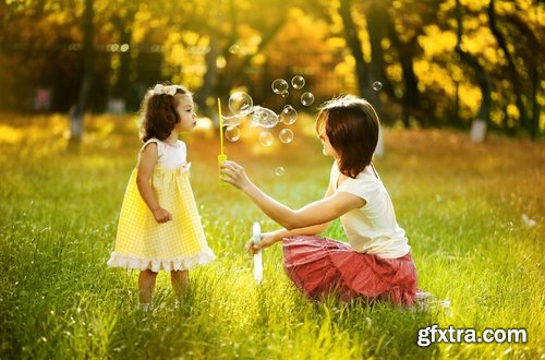 Collection of kids playing in a field of wildflowers child 25 HQ Jpeg