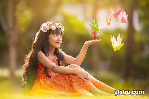 Collection of kids playing in a field of wildflowers child 25 HQ Jpeg