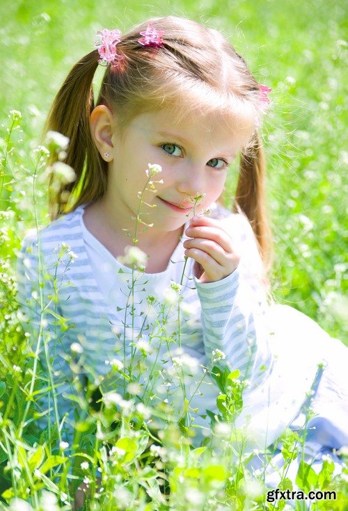 Collection of kids playing in a field of wildflowers child 25 HQ Jpeg