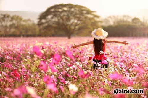 Collection of kids playing in a field of wildflowers child 25 HQ Jpeg