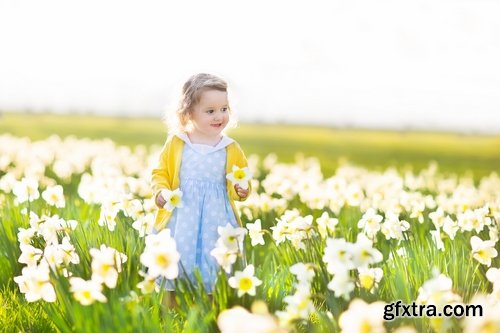 Collection of kids playing in a field of wildflowers child 25 HQ Jpeg