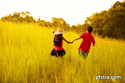 Collection of kids playing in a field of wildflowers child 25 HQ Jpeg