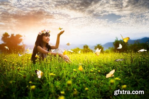 Collection of kids playing in a field of wildflowers child 25 HQ Jpeg