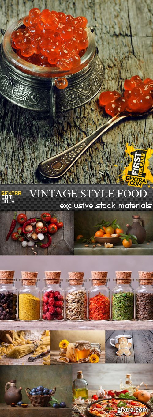 Vintage style food