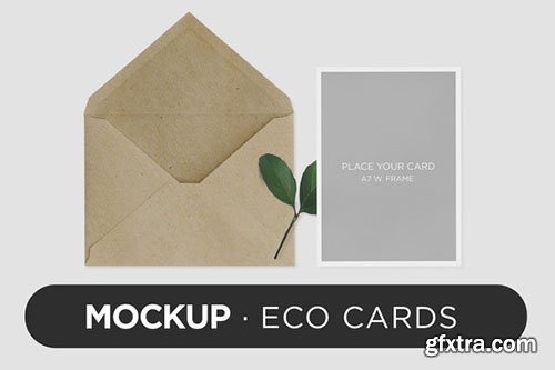 CreativeMarket Mockup · Eco Cards 322044