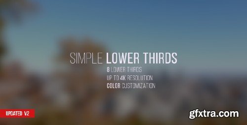 VideoHive - Simple Lower Thirds 12034789