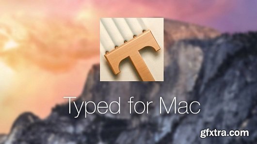 Typed 1.1.1 Mac OS X