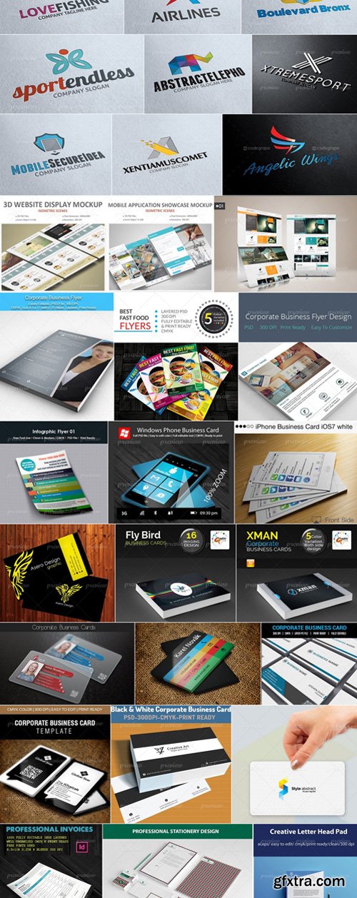 The Creative Print Templates Bundle with 120 Premium Items $4,905.00