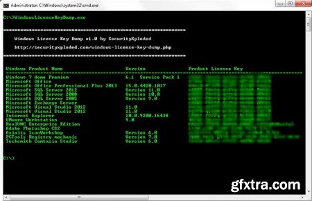 Windows License Key Dump v3.0 (+ Portable)