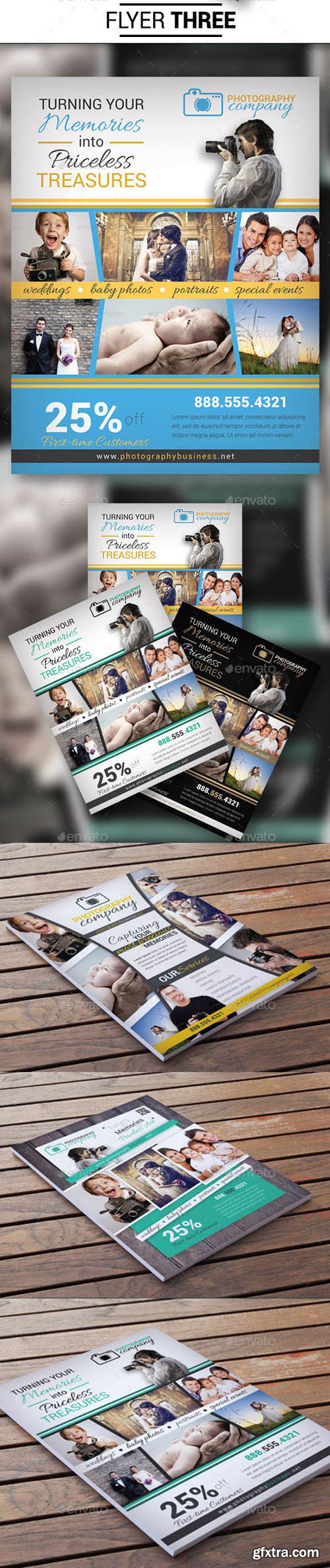 Graphicriver - Photography Business Flyer Bundle 10844183