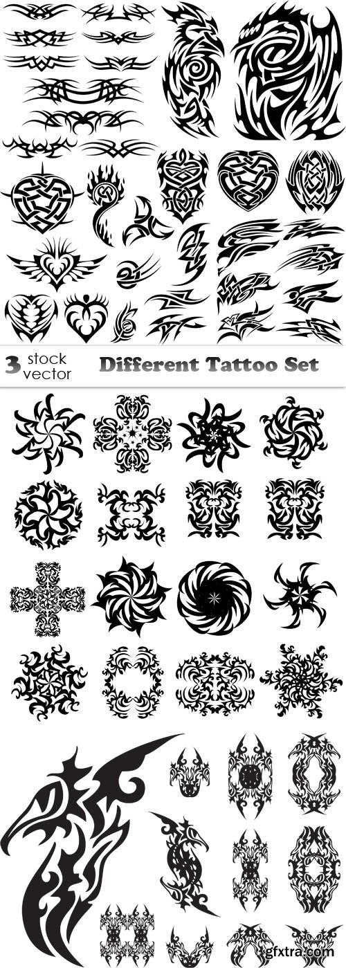 Vectors - Different Tattoo Set