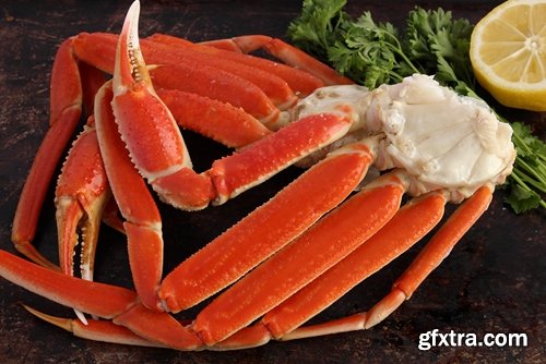 Collection of delicious seafood cooked king crab cancer 25 HQ Jpeg