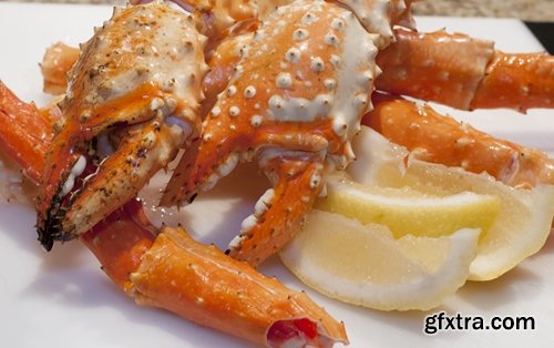 Collection of delicious seafood cooked king crab cancer 25 HQ Jpeg