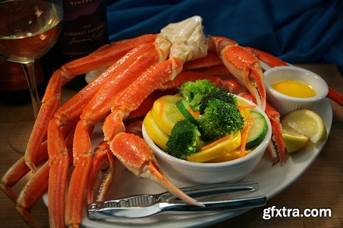 Collection of delicious seafood cooked king crab cancer 25 HQ Jpeg