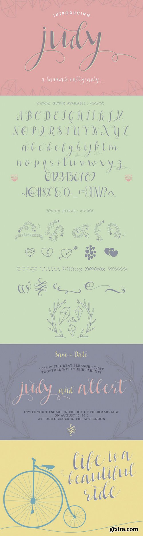 CM - Judy Typeface + Extras 321101