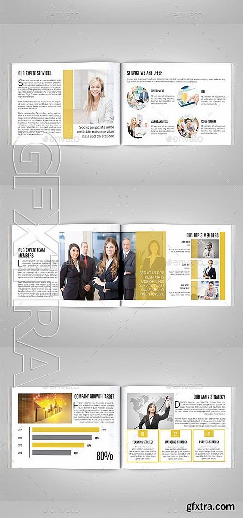 GraphicRiver - 3 in 1 Corporate Brochure Bundle-V11 12176142