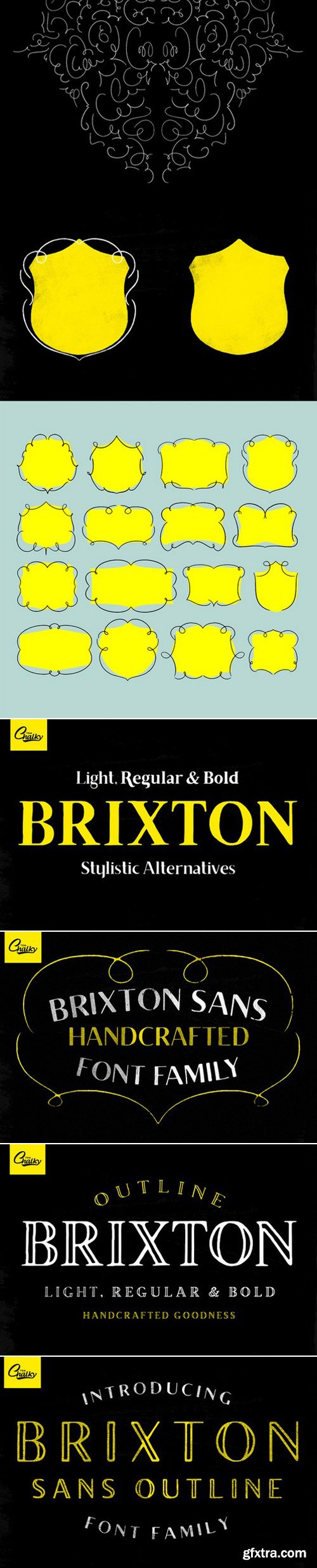 CM - 12 Fonts - The Brixton Collection! 321699