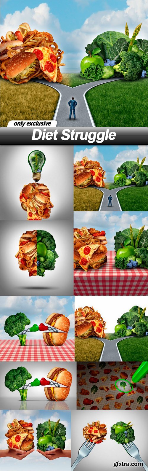 Diet Struggle - 10 UHQ JPEG