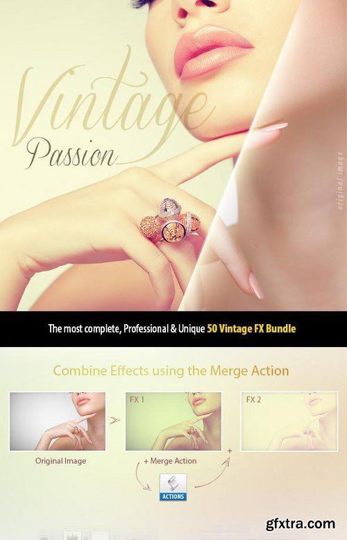 GraphicRiver 50 Vintage Passion Bundle | Pro Effects 5132994