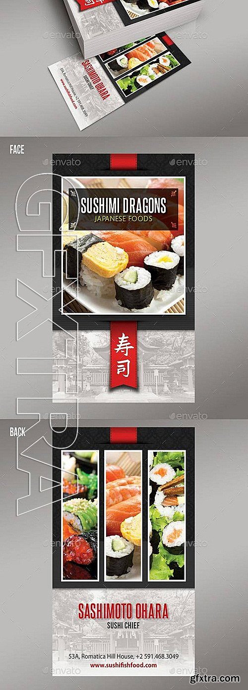 GraphicRiver - Sushi Restaurant Menu Pack 12178777