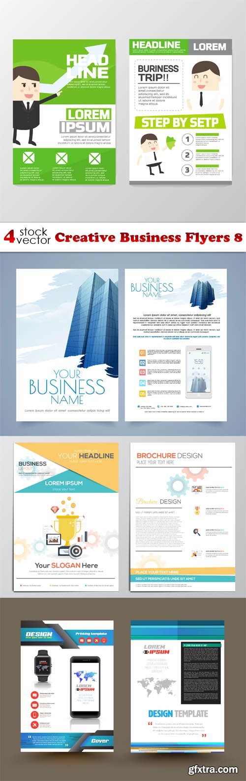 Vectors - Creative Business Flyers 8