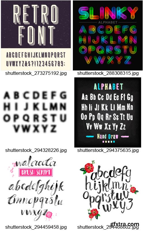 Amazing SS - Alphabets Design 5, 25xEPS