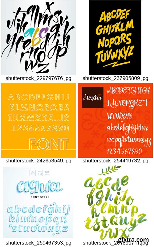 Amazing SS - Alphabets Design 5, 25xEPS