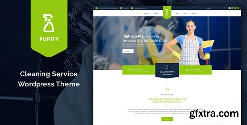 ThemeForest - Purify v1.5 - Cleaning Service WordPress Theme - 10981419