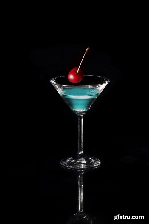 Cherries in a glass