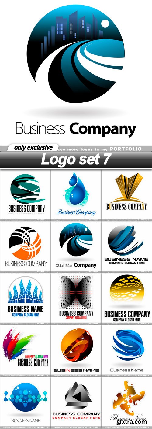 Logo set 7 - 15 EPS