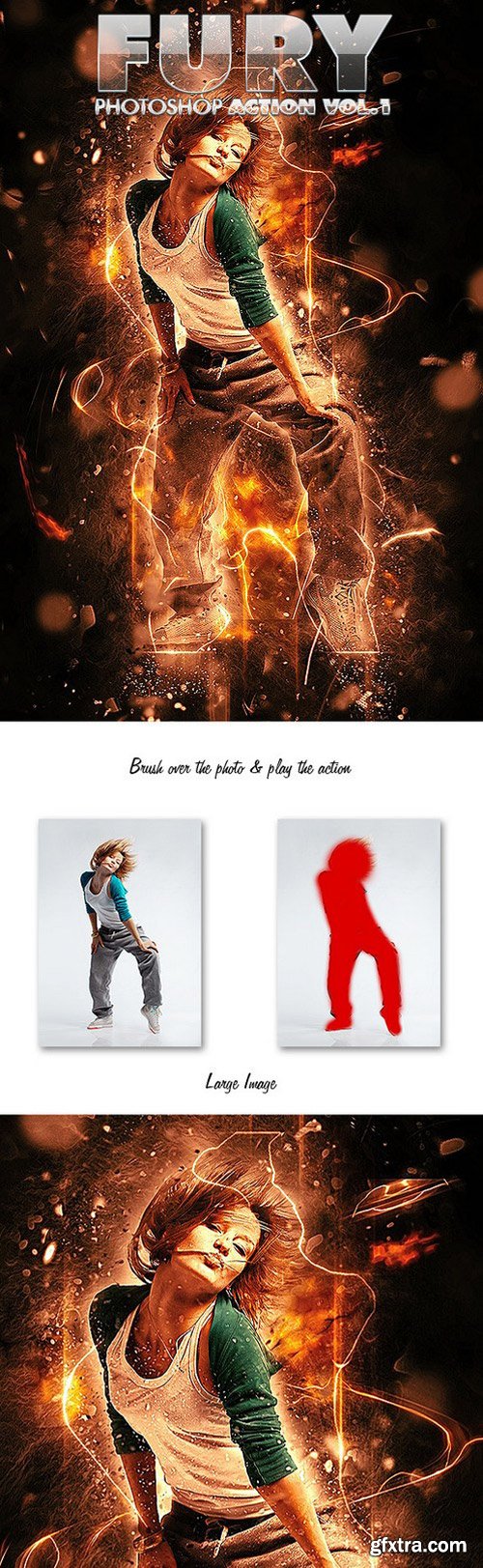 GraphicRiver - 12093457 Fury Photoshop Action Vol.1