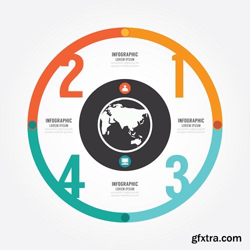 Infographics Vector Elements 7 - 25xEPS