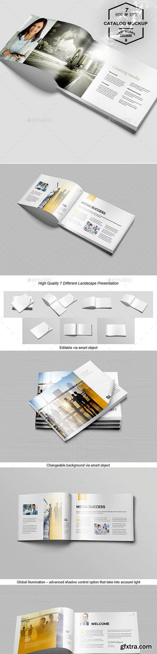 GraphicRiver - 9812780 Booklet / Catalog / Magazine Mock-Up Landscape